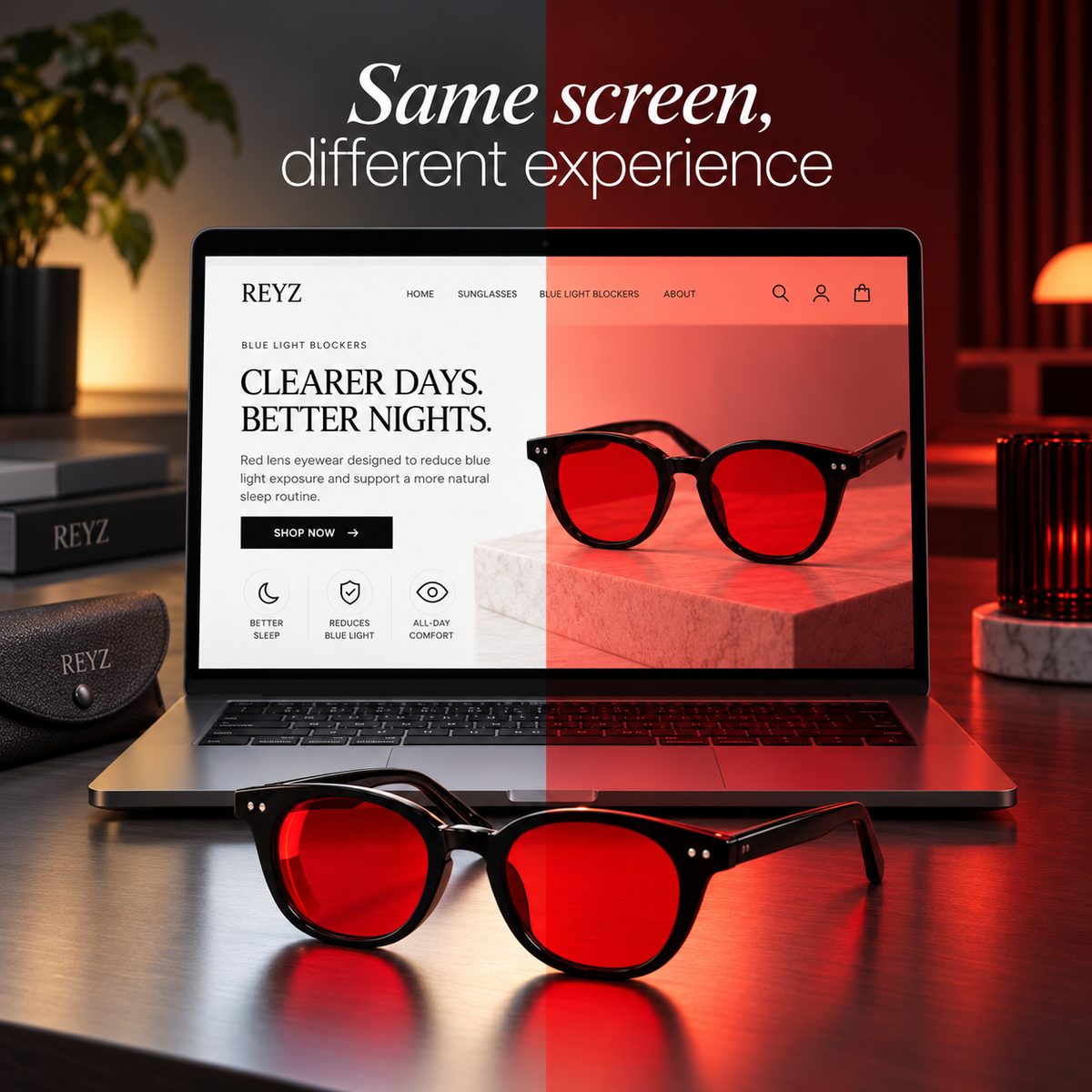 NIGHT RECOVERY LENSES BLACK