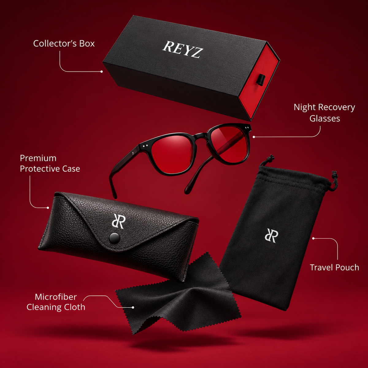NIGHT RECOVERY LENSES BLACK