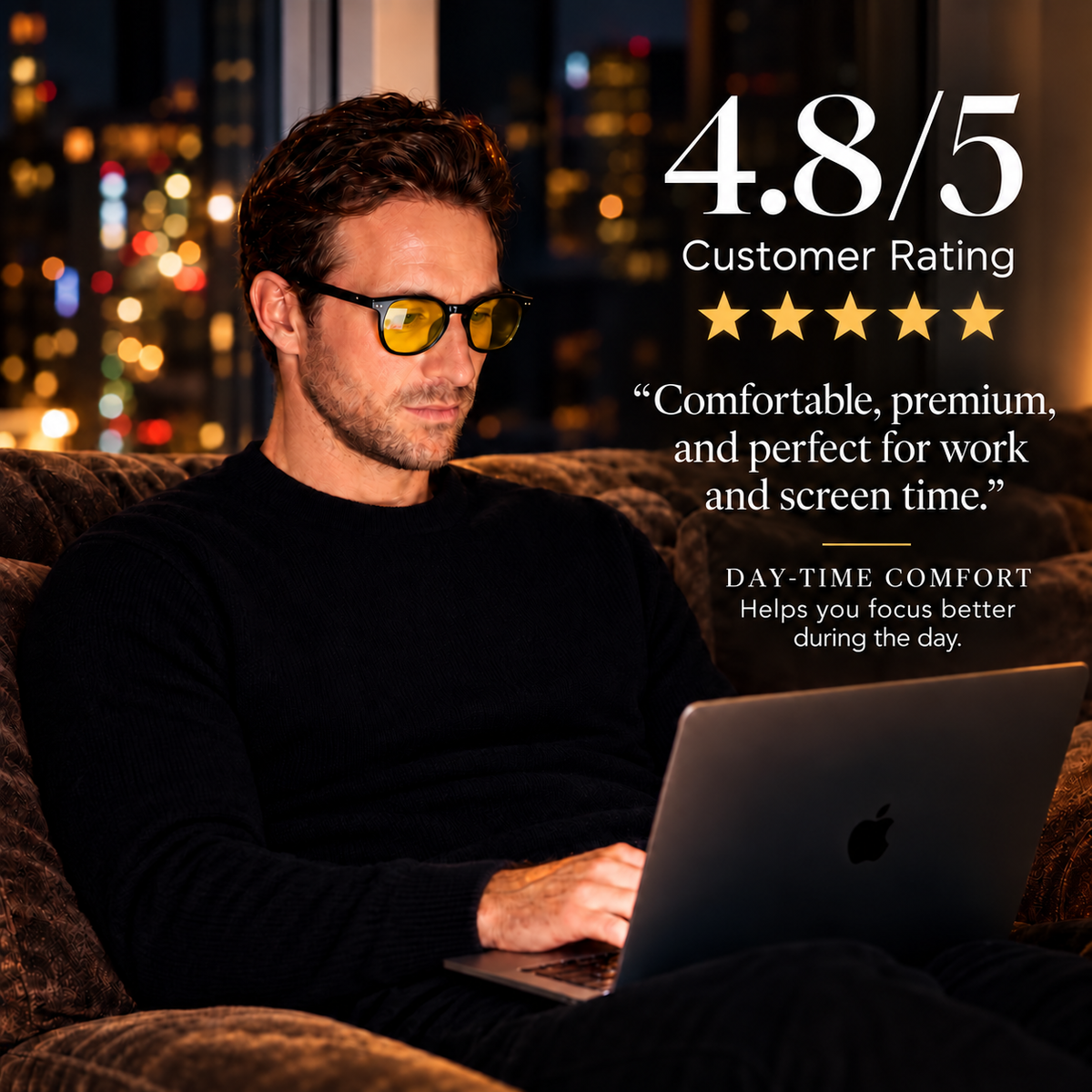 DAY-TIME COMFORT LENSES BLACK