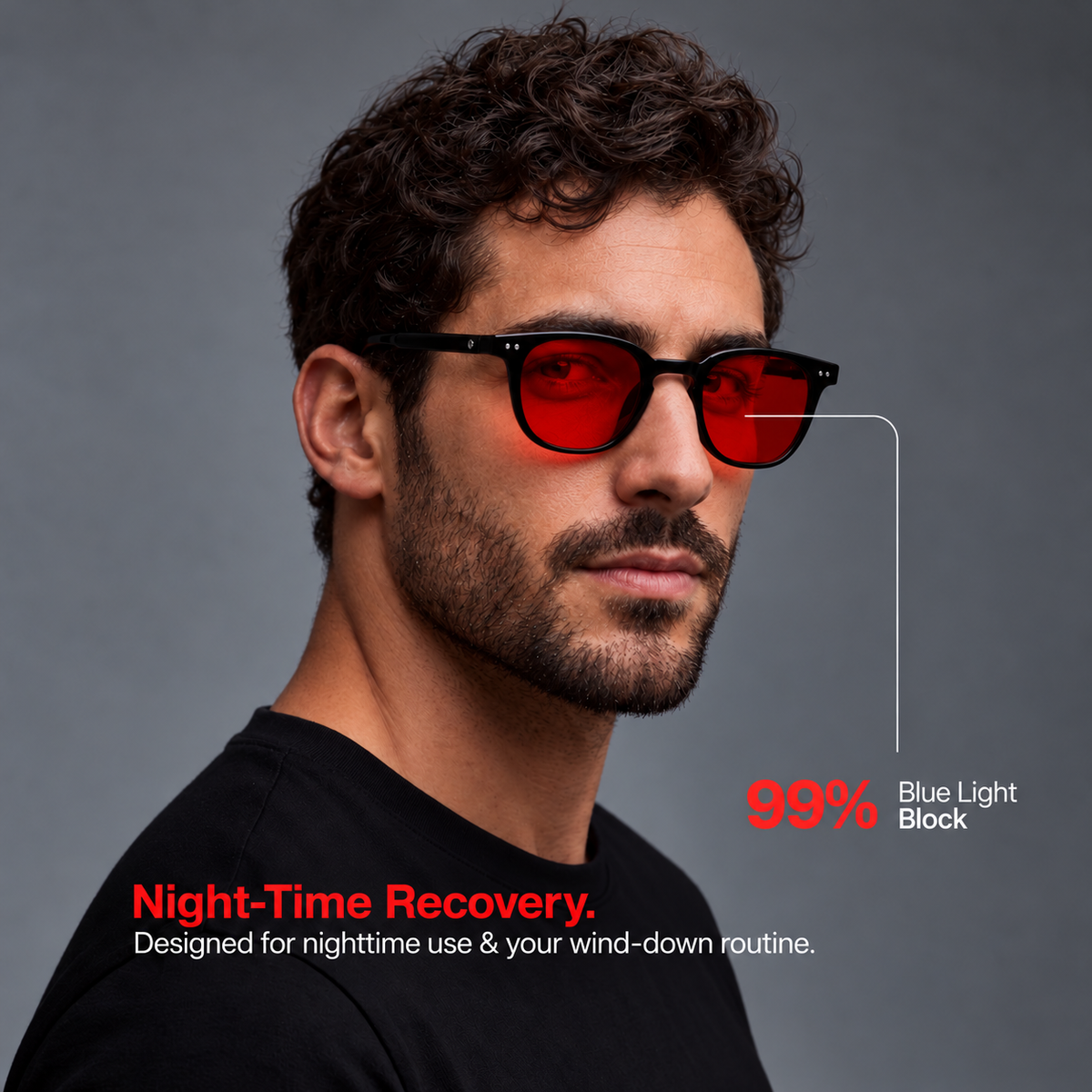 NIGHT RECOVERY LENSES BLACK