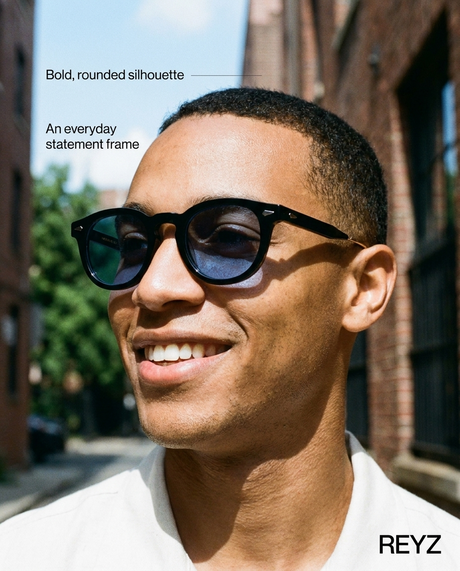 R1 Vince - bold rounded silhouette, everyday statement frame